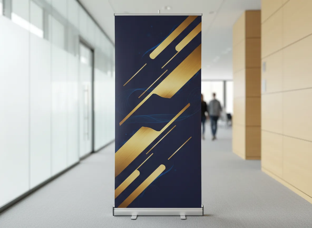 Retractable banner display