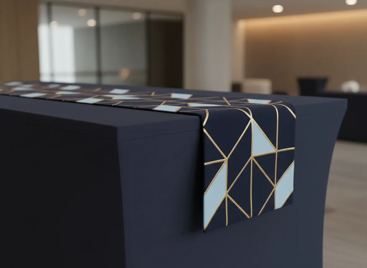 Custom printed table cover and runner