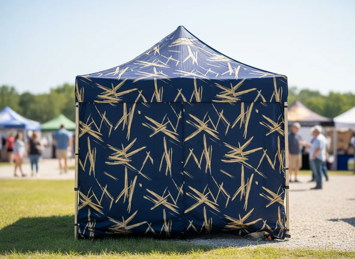 Customized canopy tent with branding