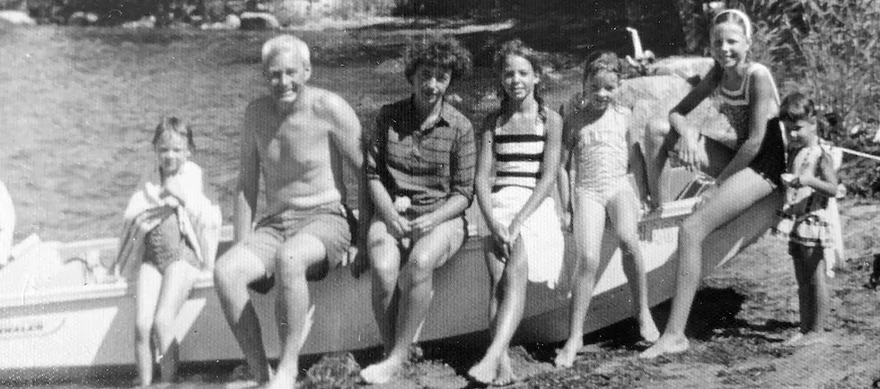 Family By Lake