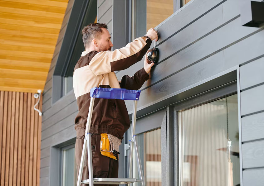 Residential fence installation with clean finish in Greater Toronto Area