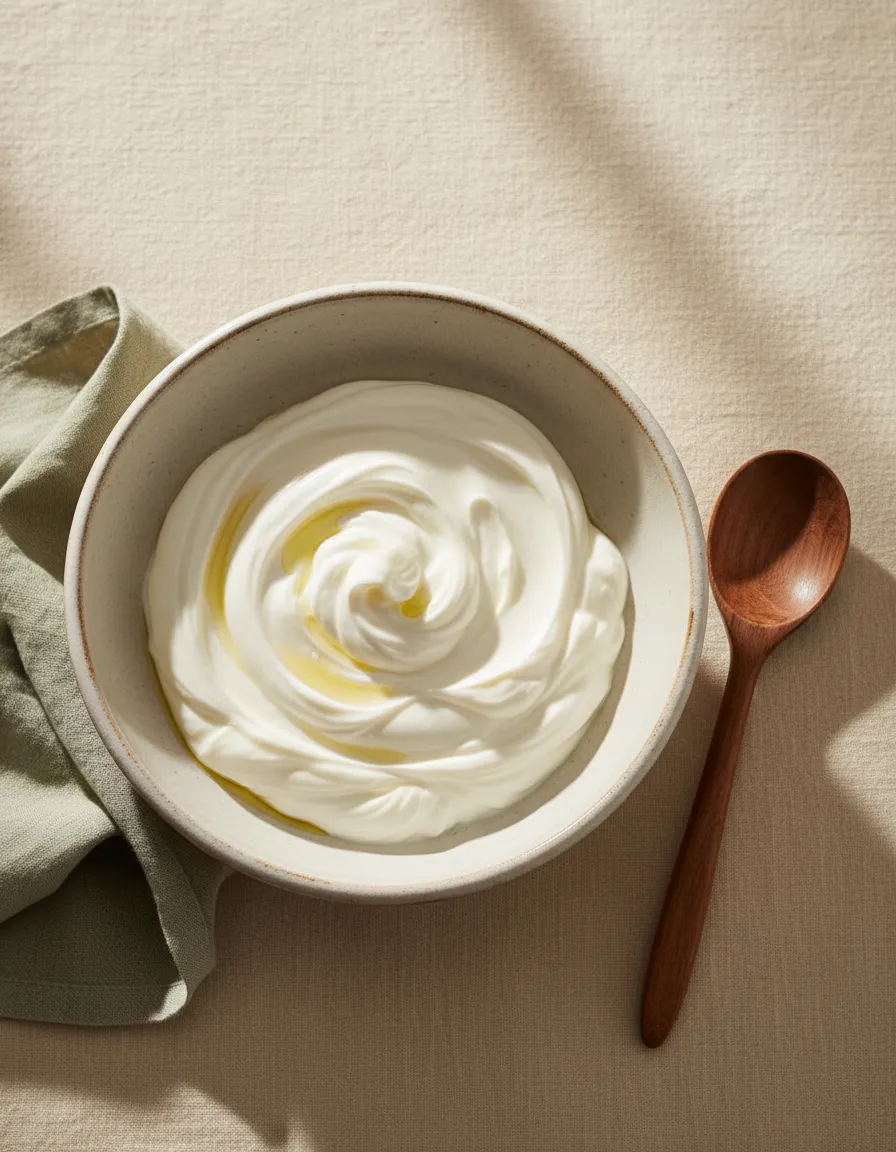Vibrant beautifully lit image of Orvilda Cultured Yogurt