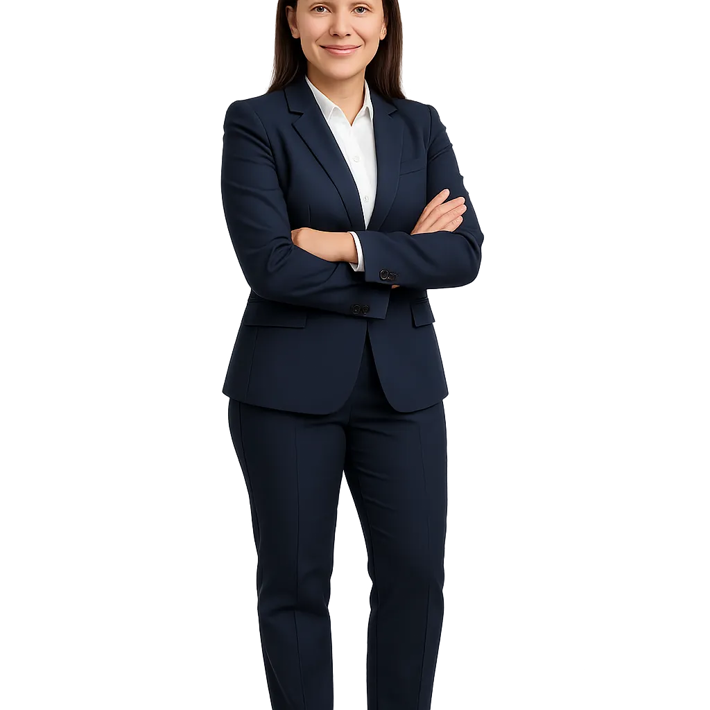 Retrato profesional de Sandy Paola Pinza Llanes, agente de seguros médicos en Quito