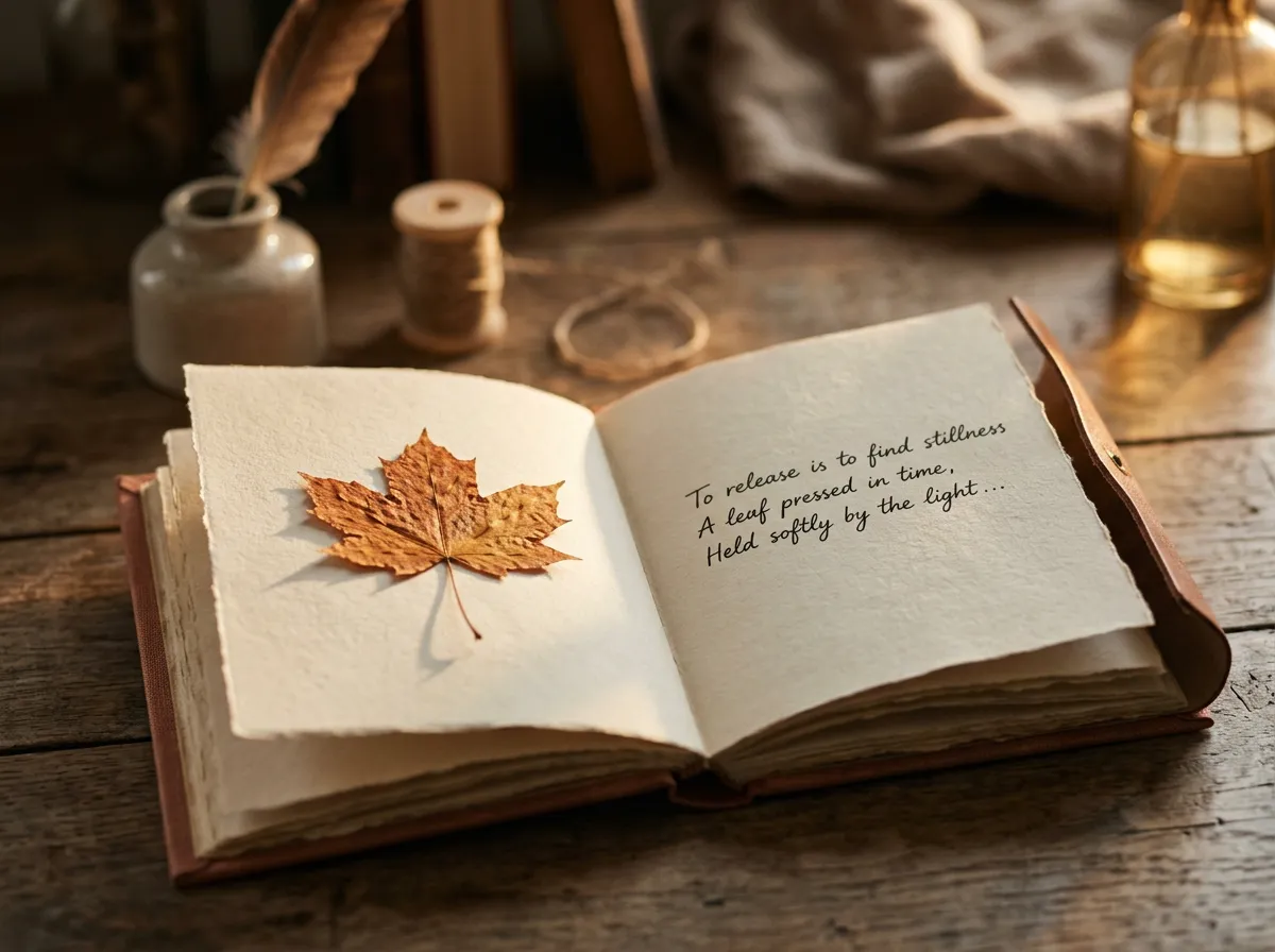 Warm artistic cover art for Still Your Spirit spoken word charge
