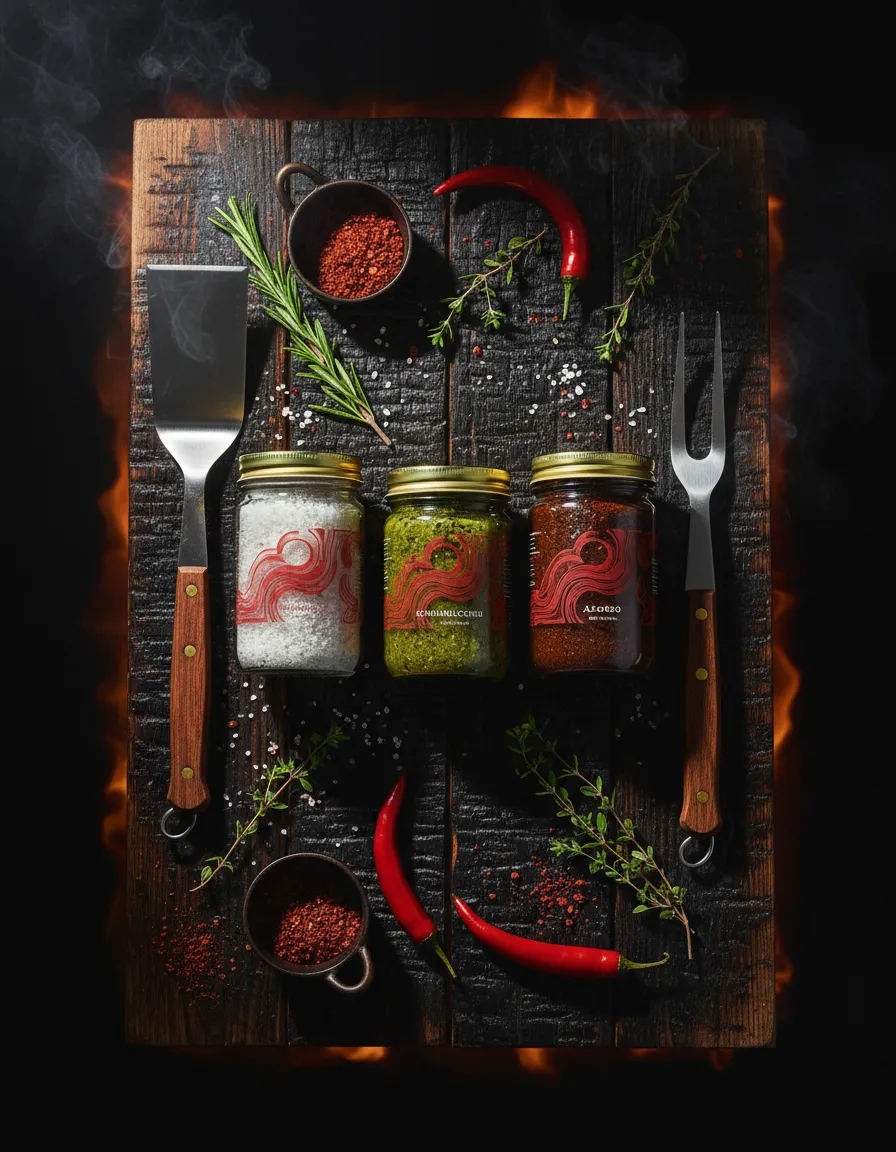 Edición Parrillero Santa Mónica - Sal, Chimichurri y Adobos