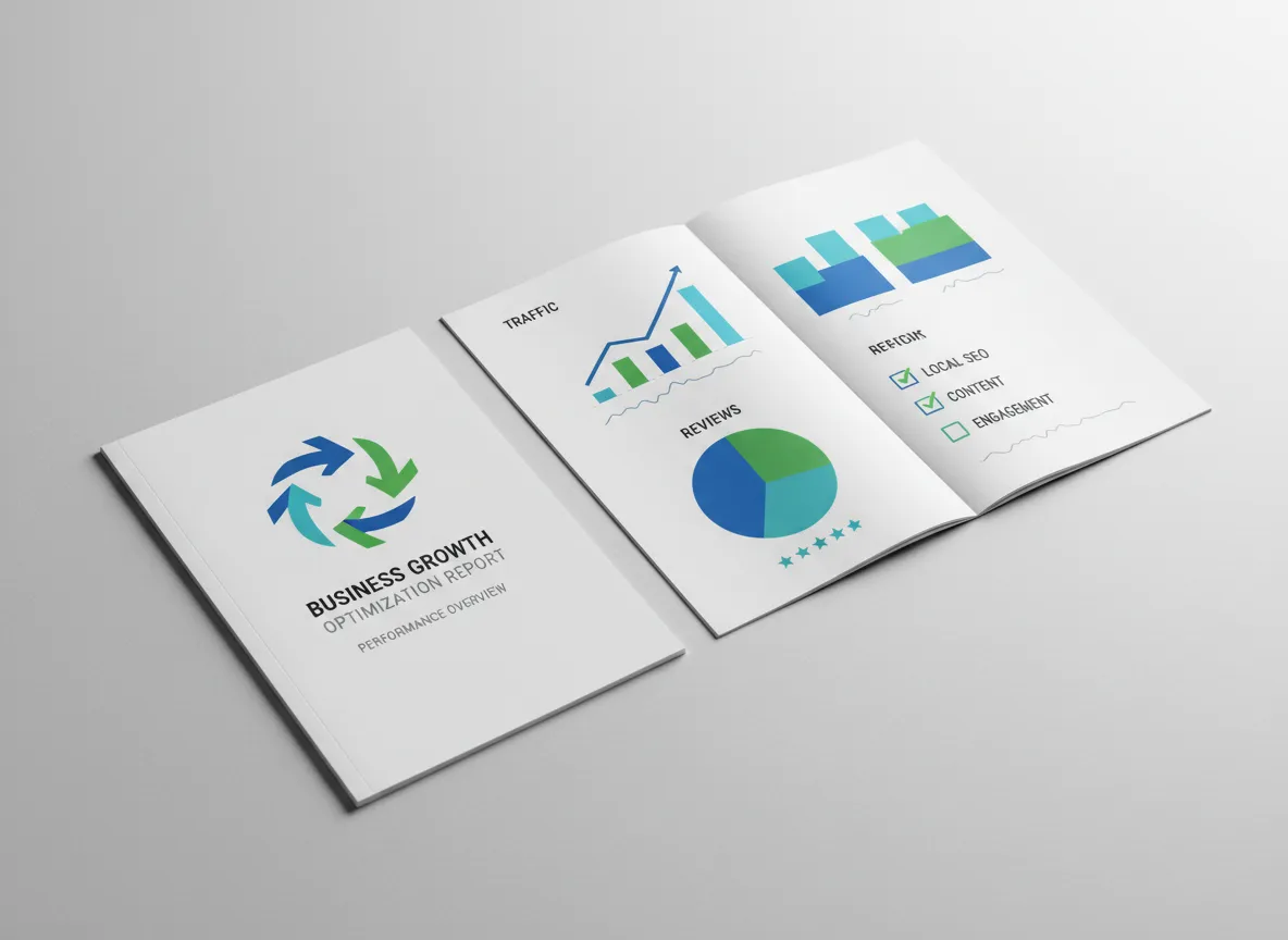 Preview of a Google Business Profile optimization report from GBP Optimized