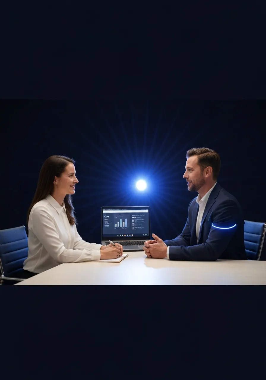 Professional consultant in an office setting