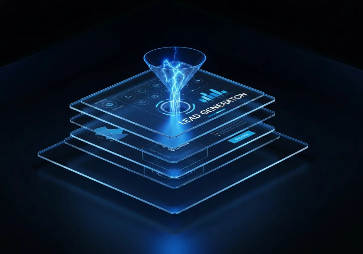 Lead Generation automation dashboard visualization