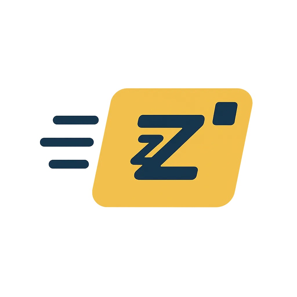 ZZ and Z Courier Service Logo