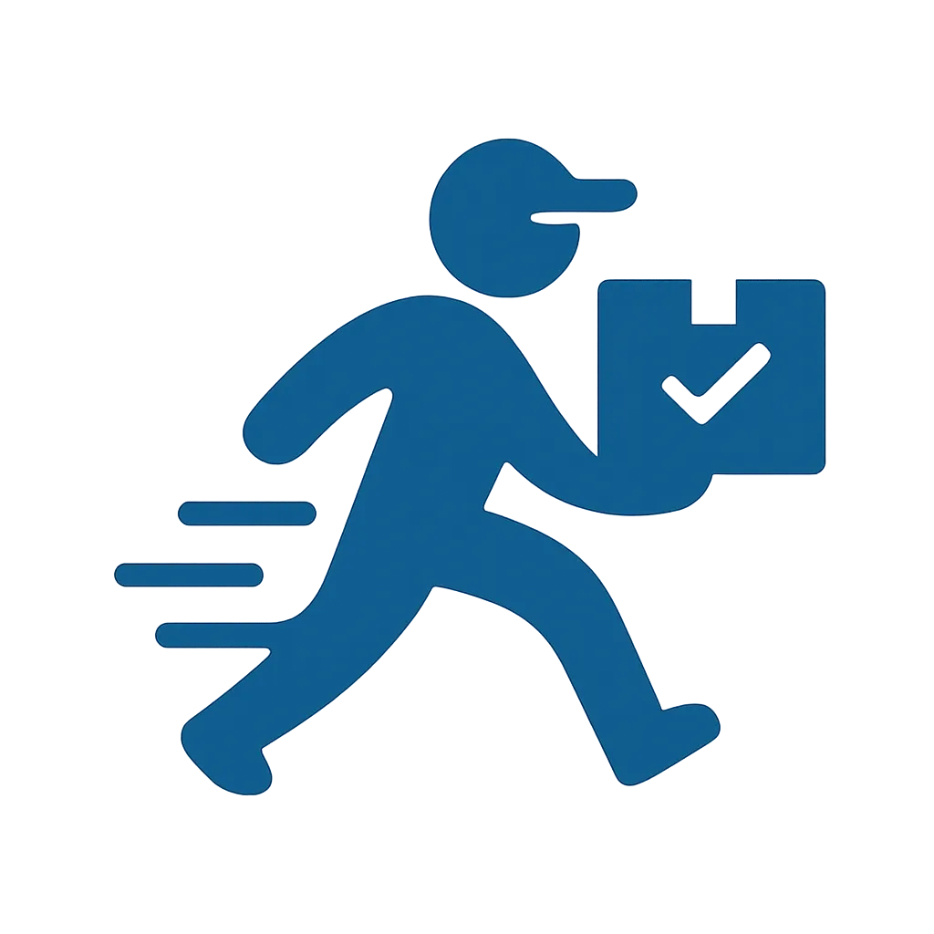 ZZ and Z Courier Service Logo
