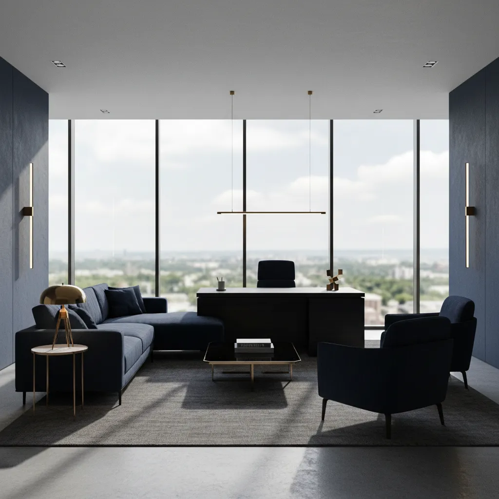 Modern executive environment representing structure and strategy