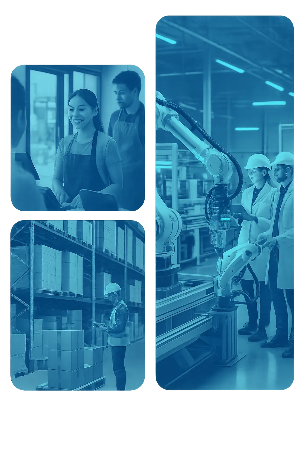 AI Business Assistant managing multi-industry operations