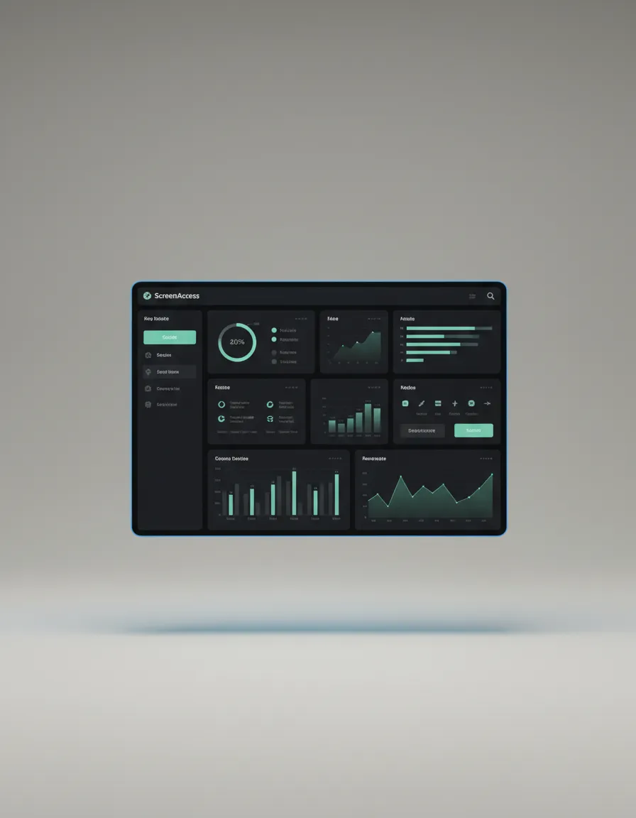 ScreenAccess platform dashboard and interface