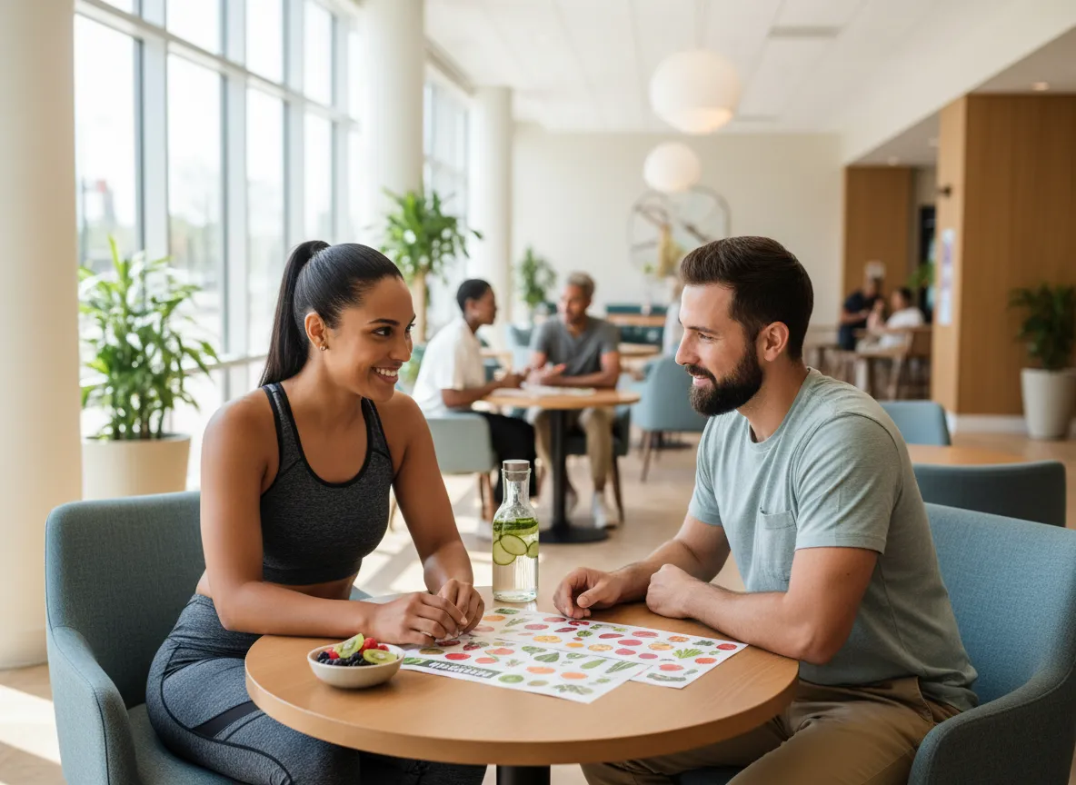 Nutrition coaching consultation at Helena Health Club