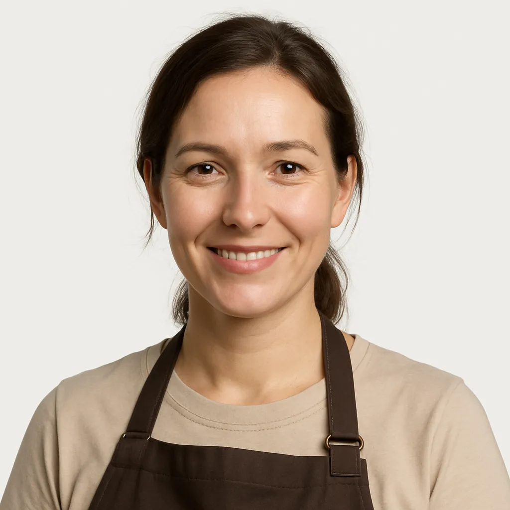 Portrait of Maya R., Cafe Owner