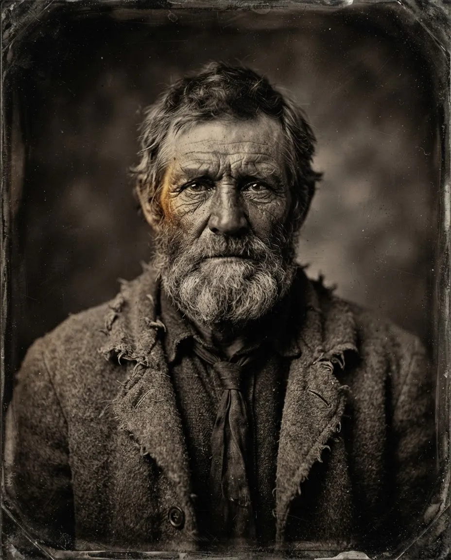 Daguerreotype oval portrait of Reverend Mather holding a weathered prayer ledger