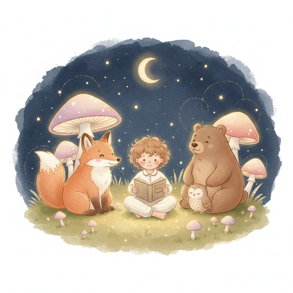 Storybook illustration suitable for ages 3 to 4