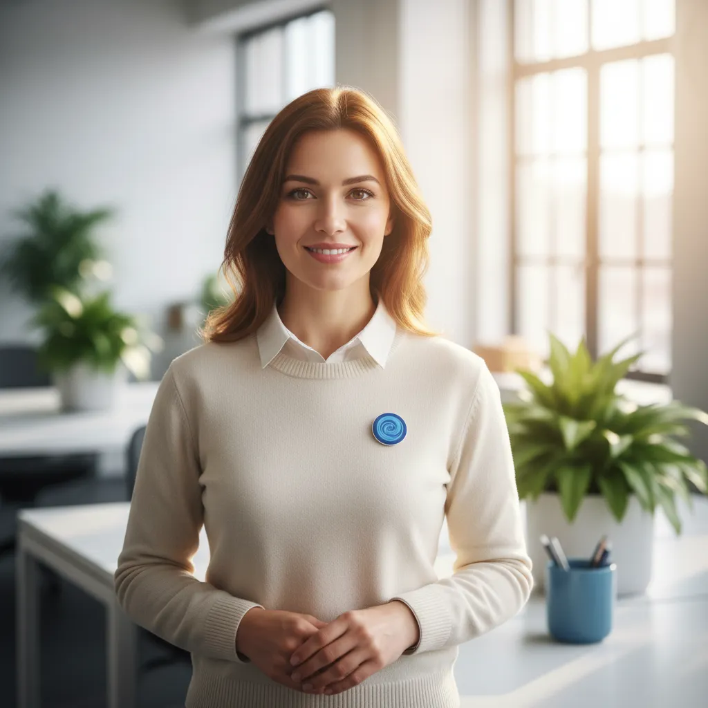 Friendly support professional ready to help