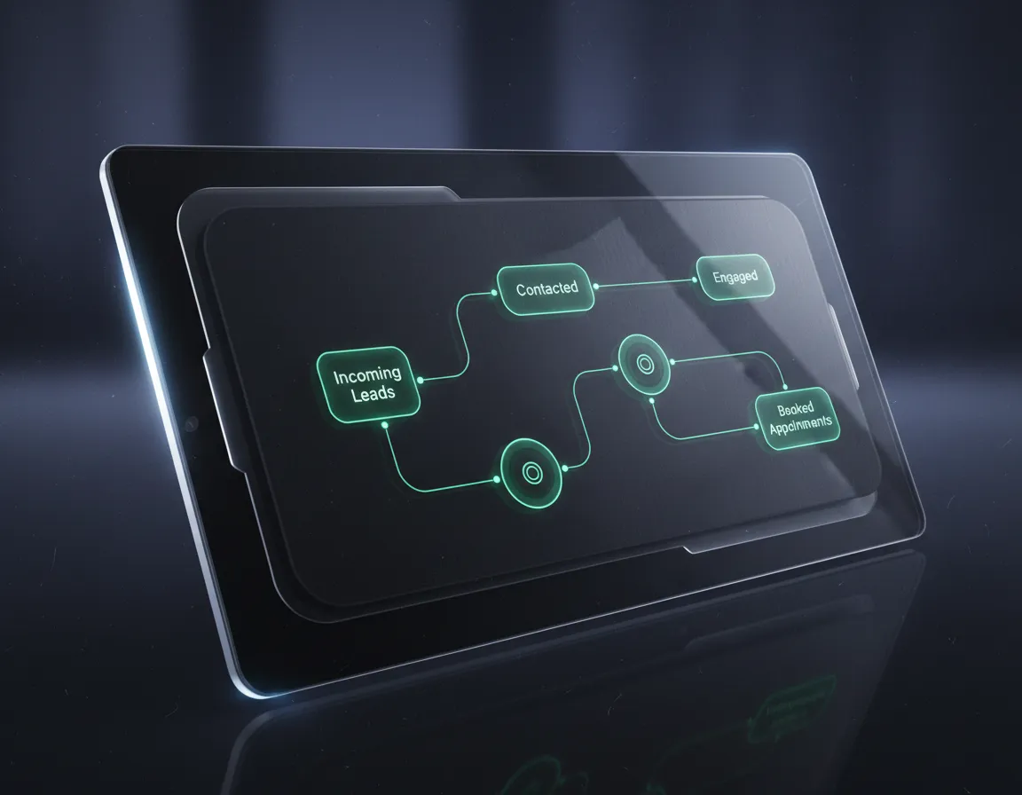 Dashboard interface for lead reactivation and SMS campaigns