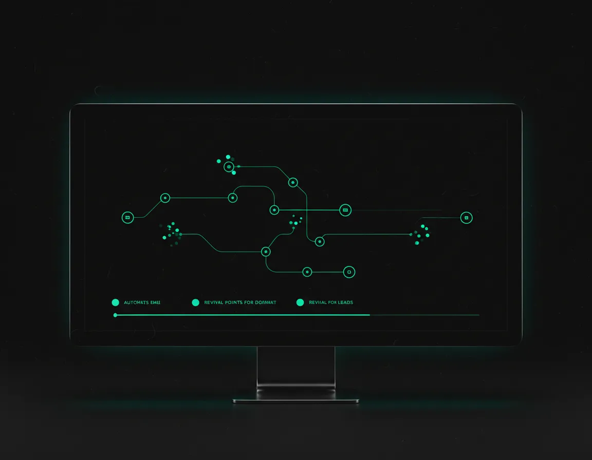 Dashboard interface for lead reactivation and SMS campaigns