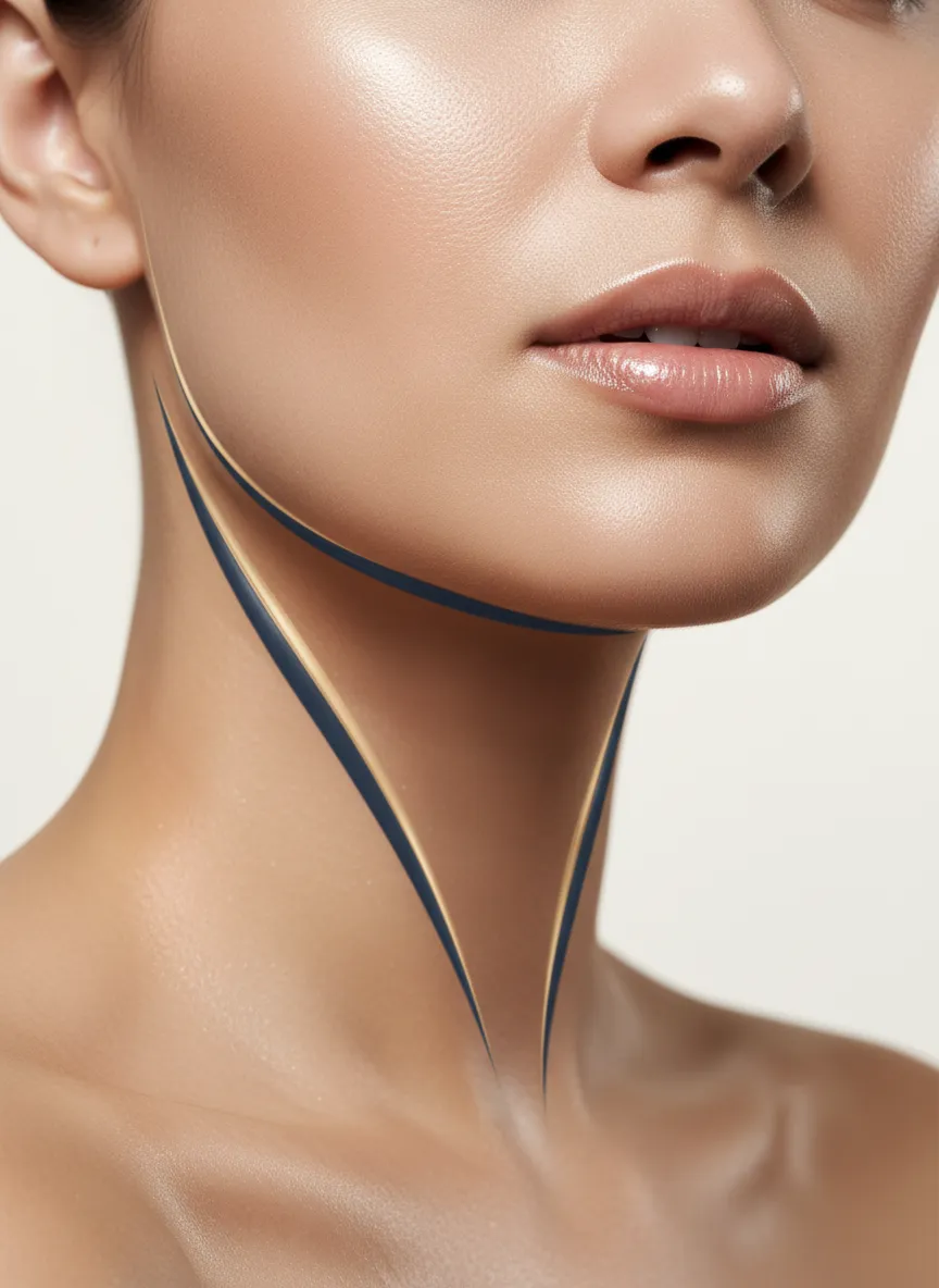 Glowing facial skin after CryoSkin treatment