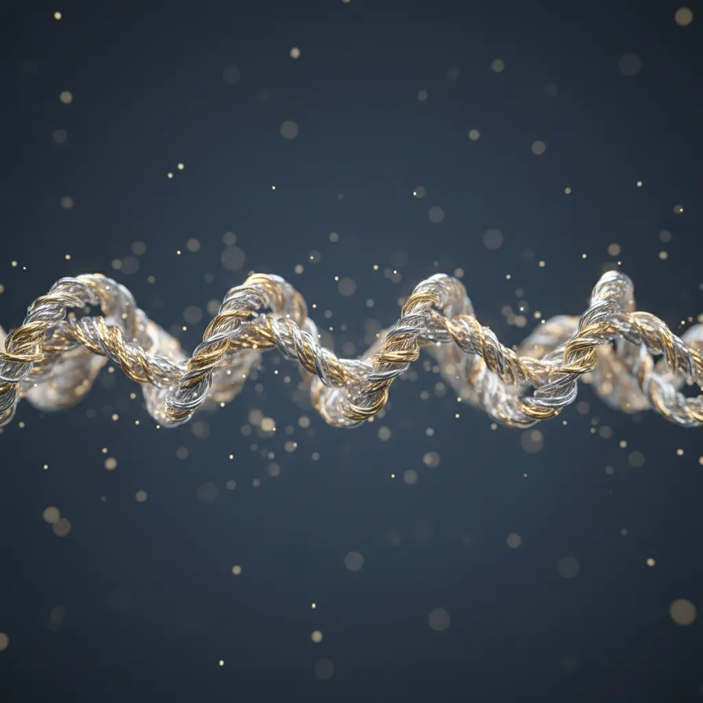 Microscopic visual representation of Neo Collagen synthesis activation