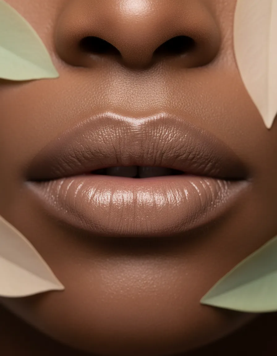 Dark Lip Neutralization Before and After showcasing the Dark Lip Magic methodology