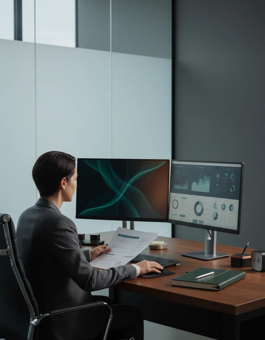 Dedicated account manager providing strategic support to a client