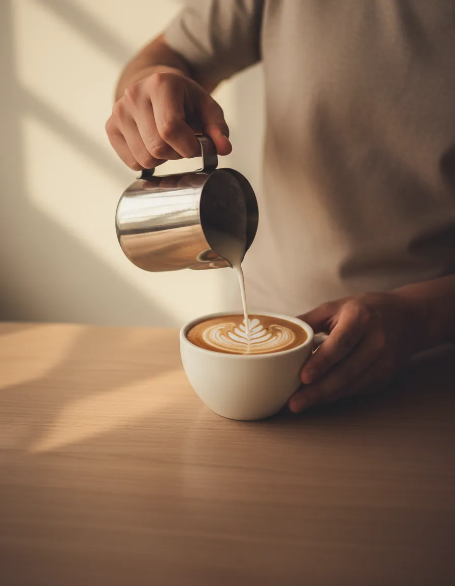 Cafe dining and freshly prepared beverages