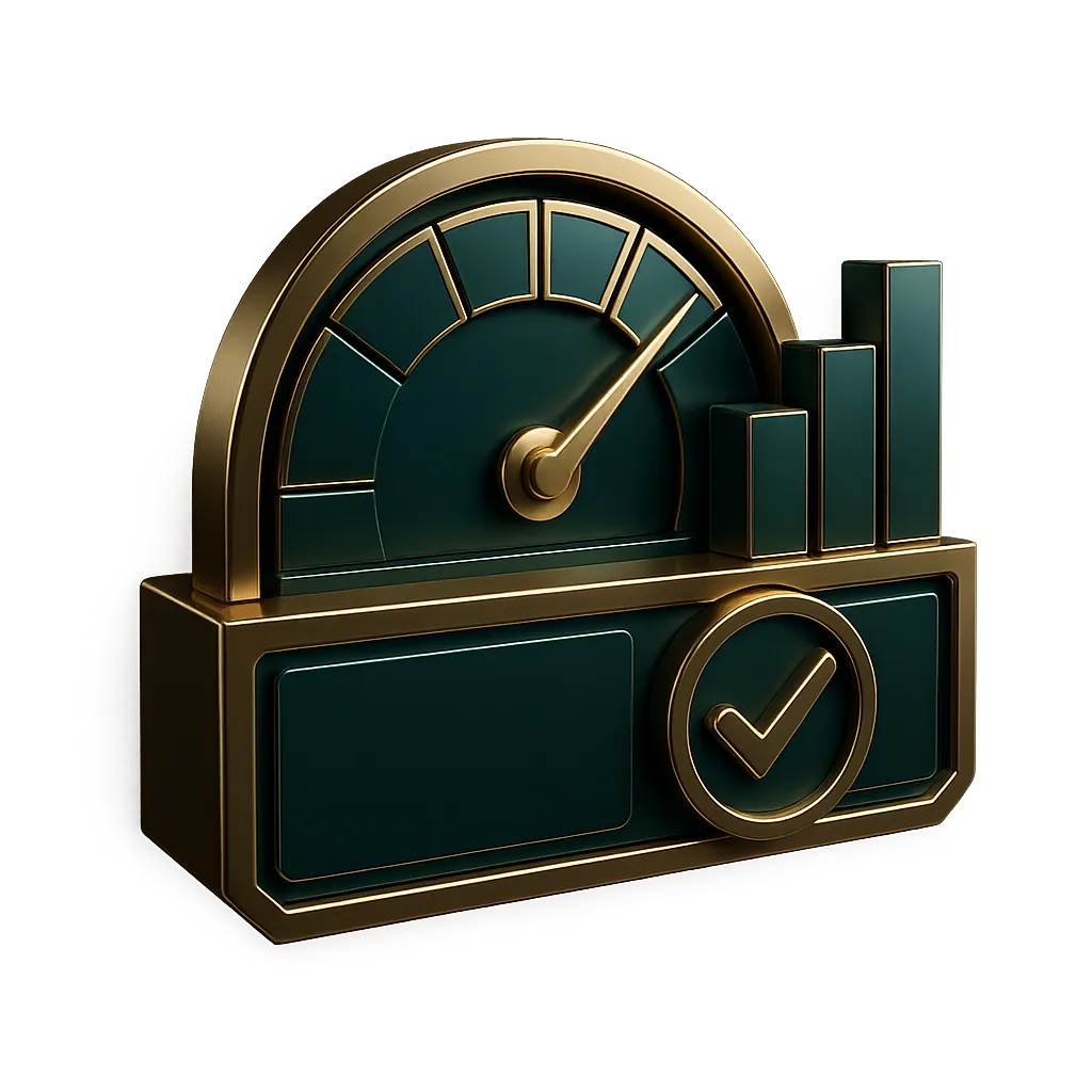 Luxury financial dashboard showing funding readiness and capital opportunities