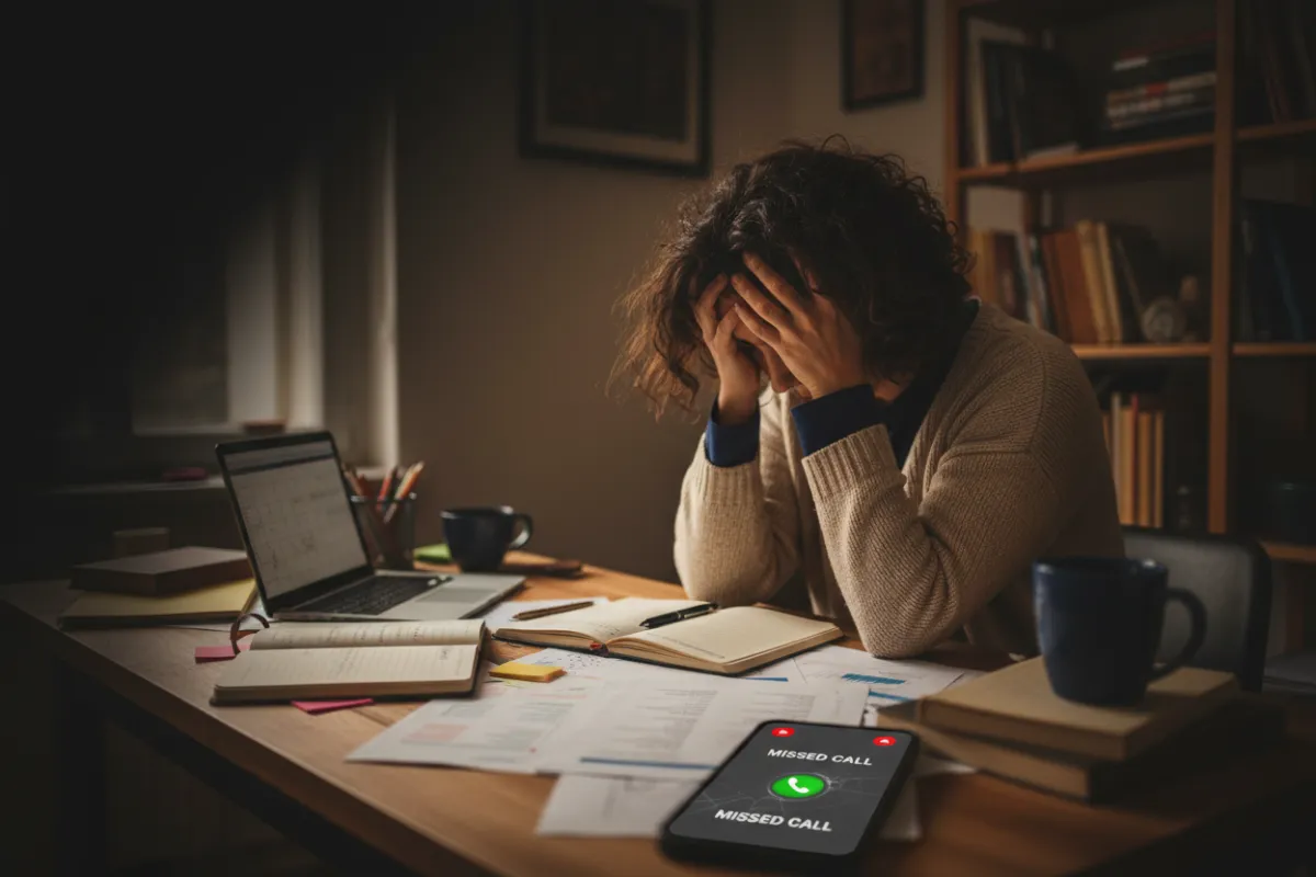 Frustrated business owner dealing with operations