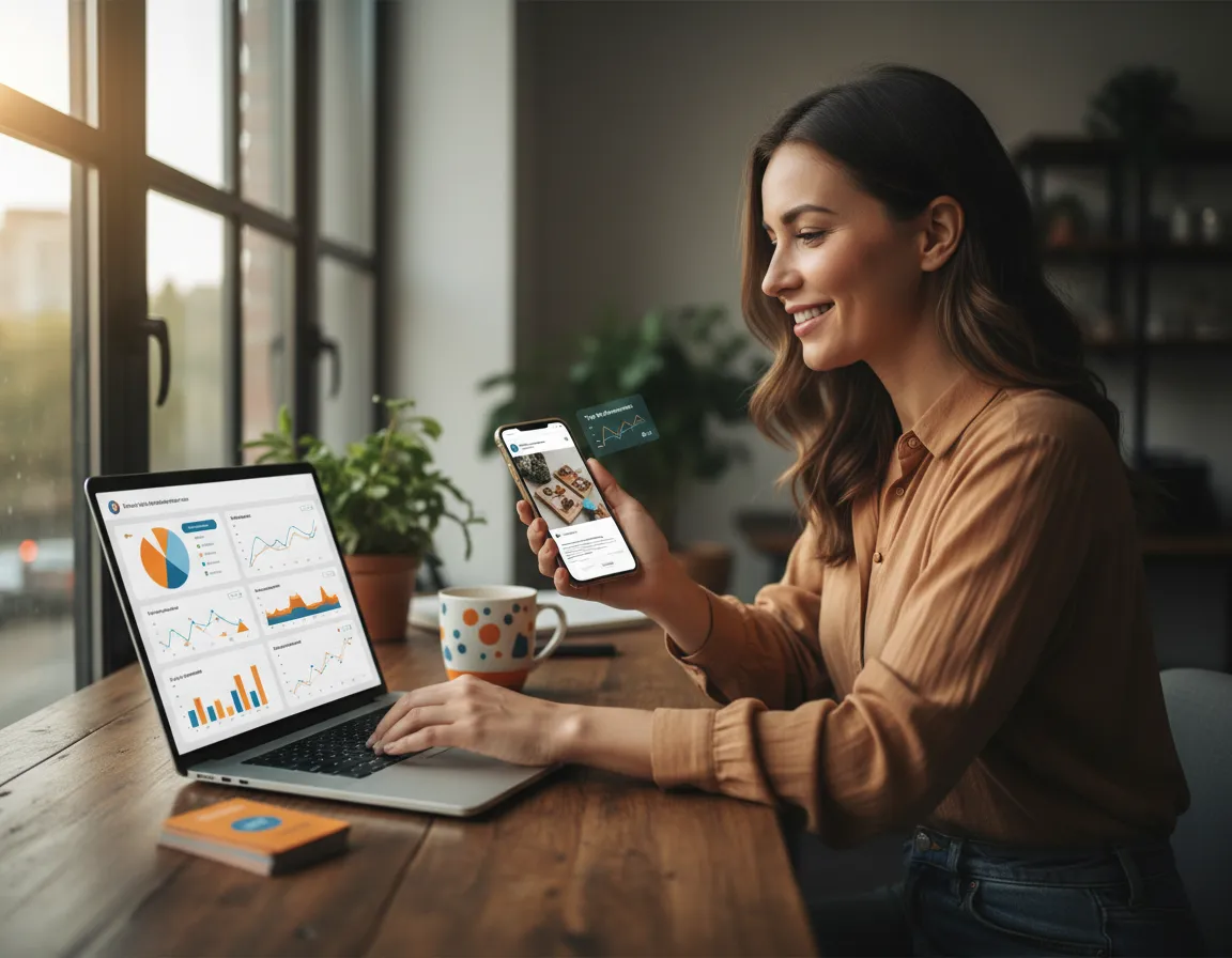 Social media marketing and search ads for local businesses