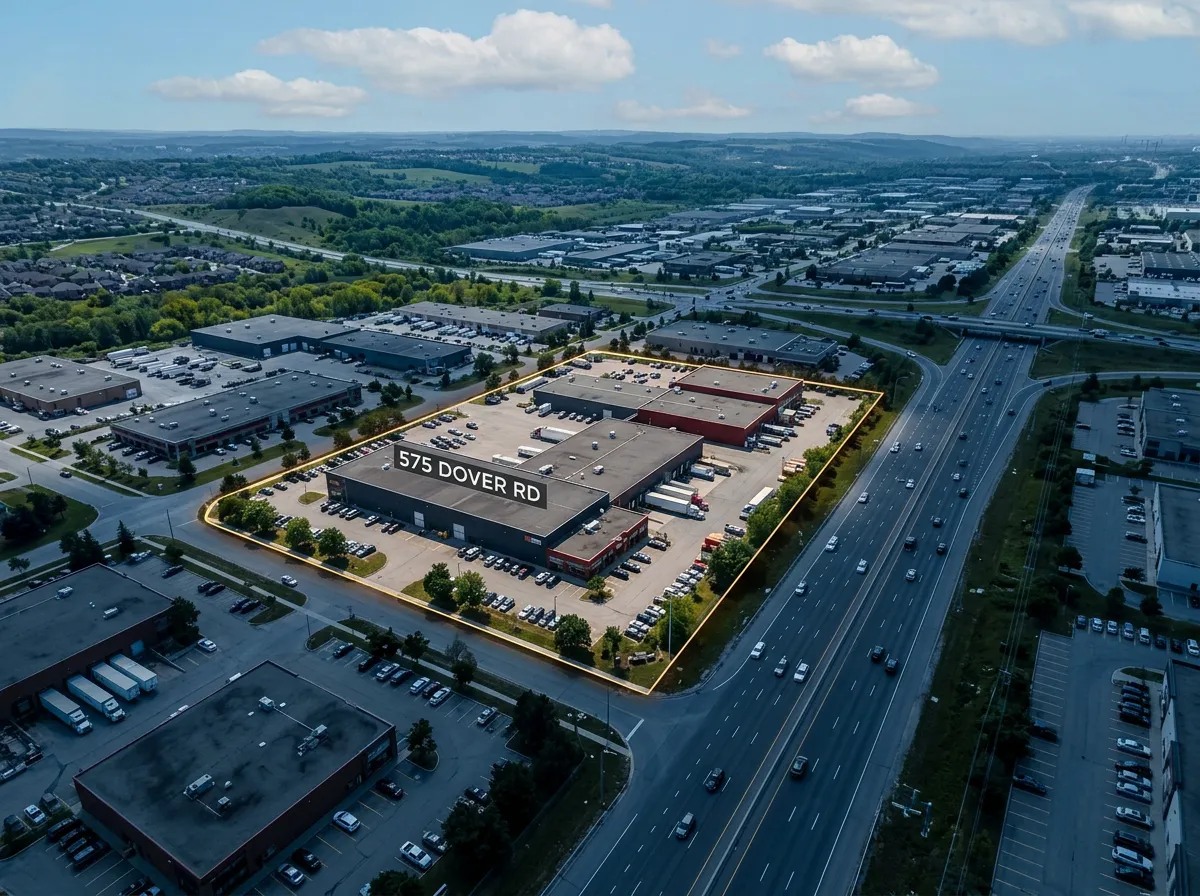 Direct highway transit access route and entry for 575 Dover Rd corporate housing