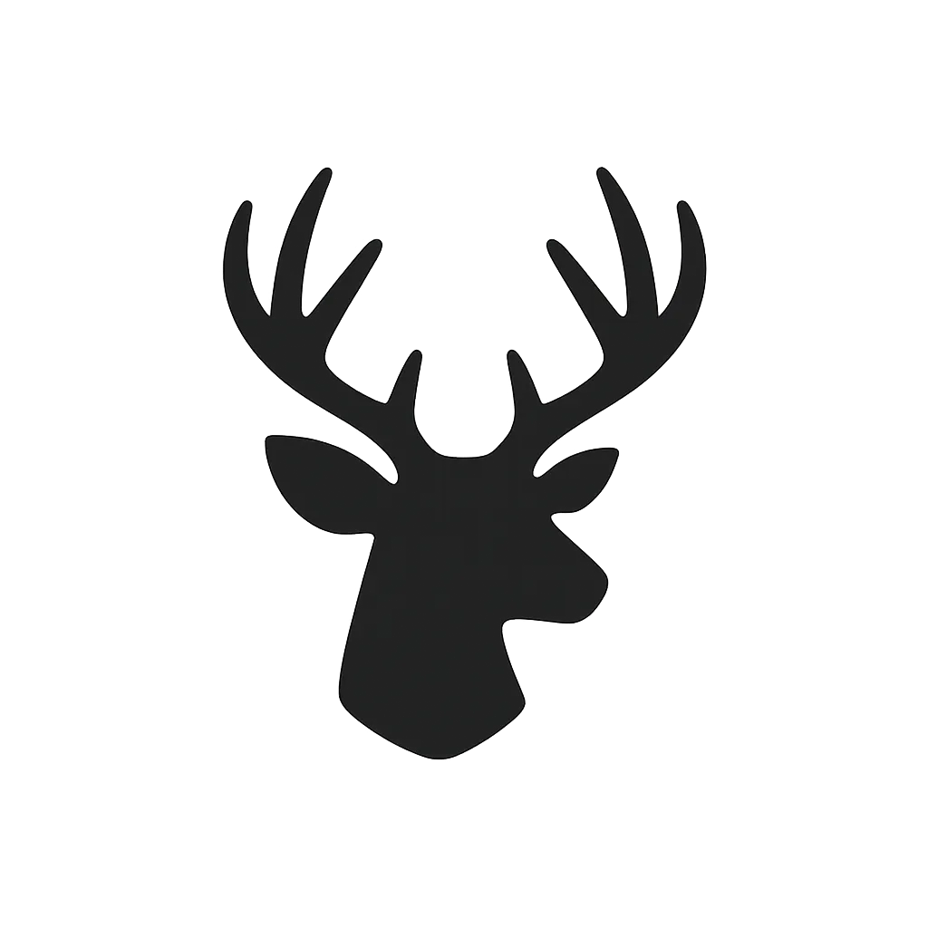 Arizona Mule Deer Organization logo with a black deer head silhouette