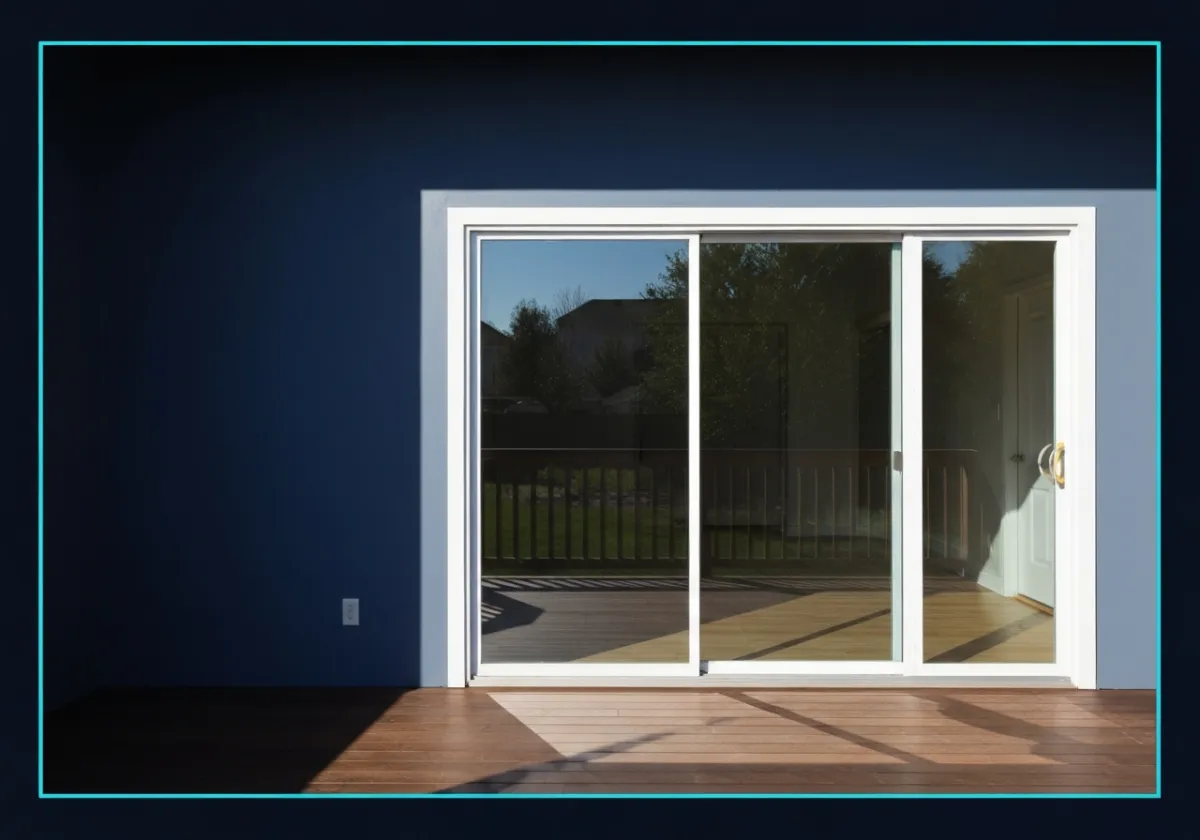 Sliding door glass repair