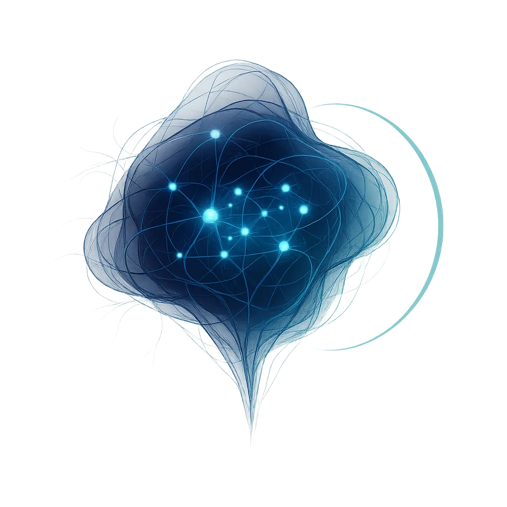 Abstract visualization of interdisciplinary psychological connections