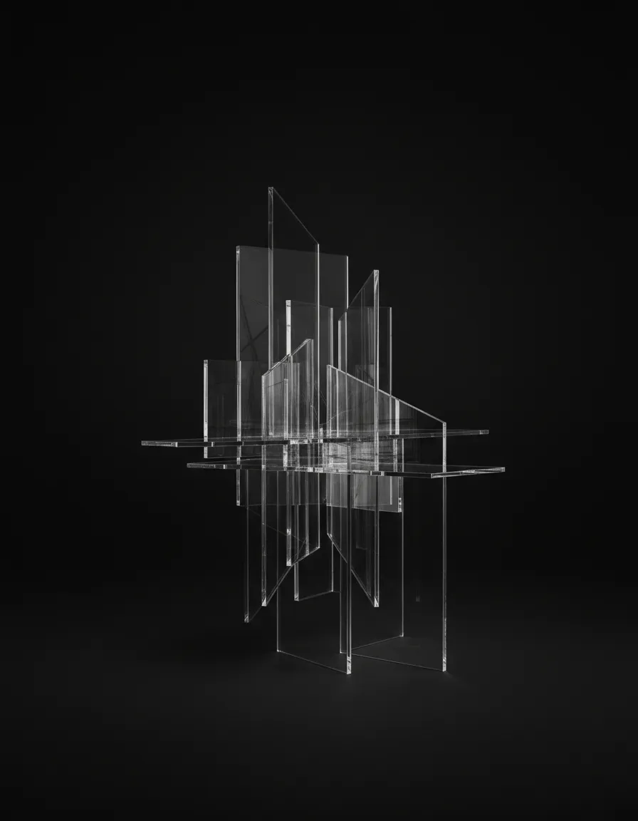 Abstract data graphic representing multiple perspectives