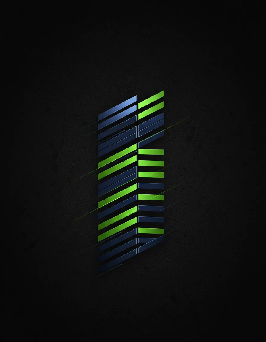 Consistency graph or athlete in motion, vertical, high contrast