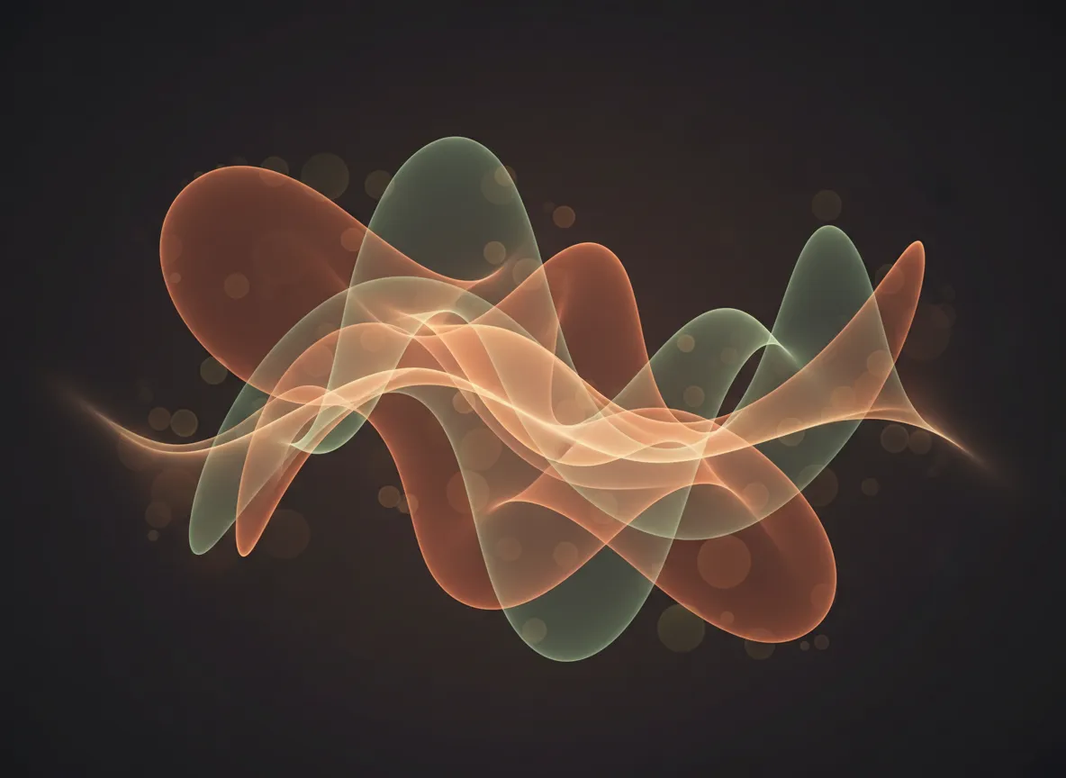 Soft focus earth tone abstract representing social influence