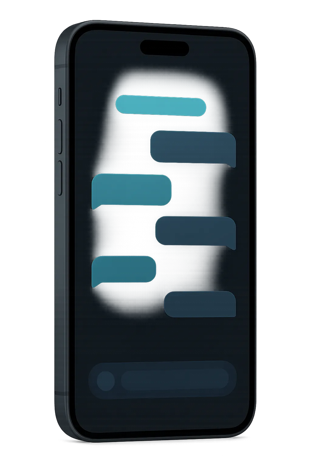GROWPEX mobile phone mockup illustrating an automated conversation qualifying a home services prospect