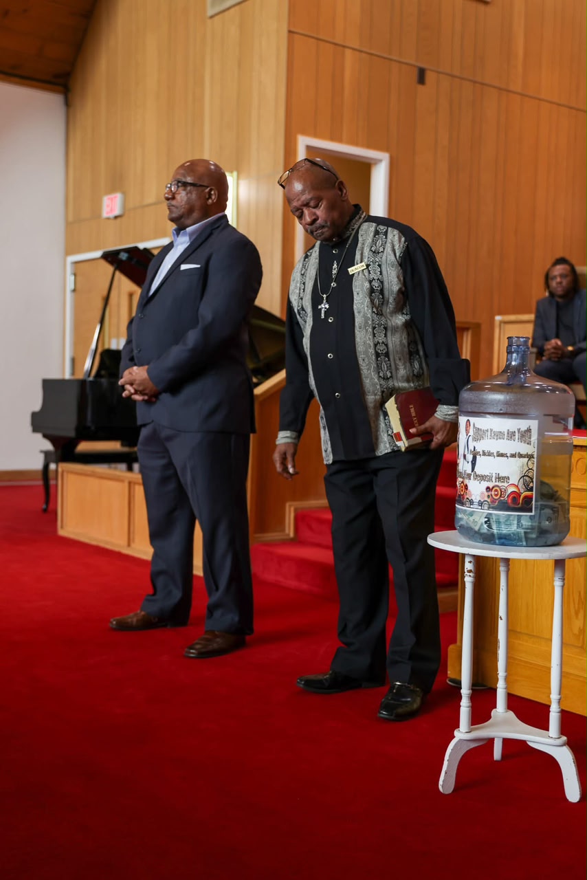 Deacons in prayer