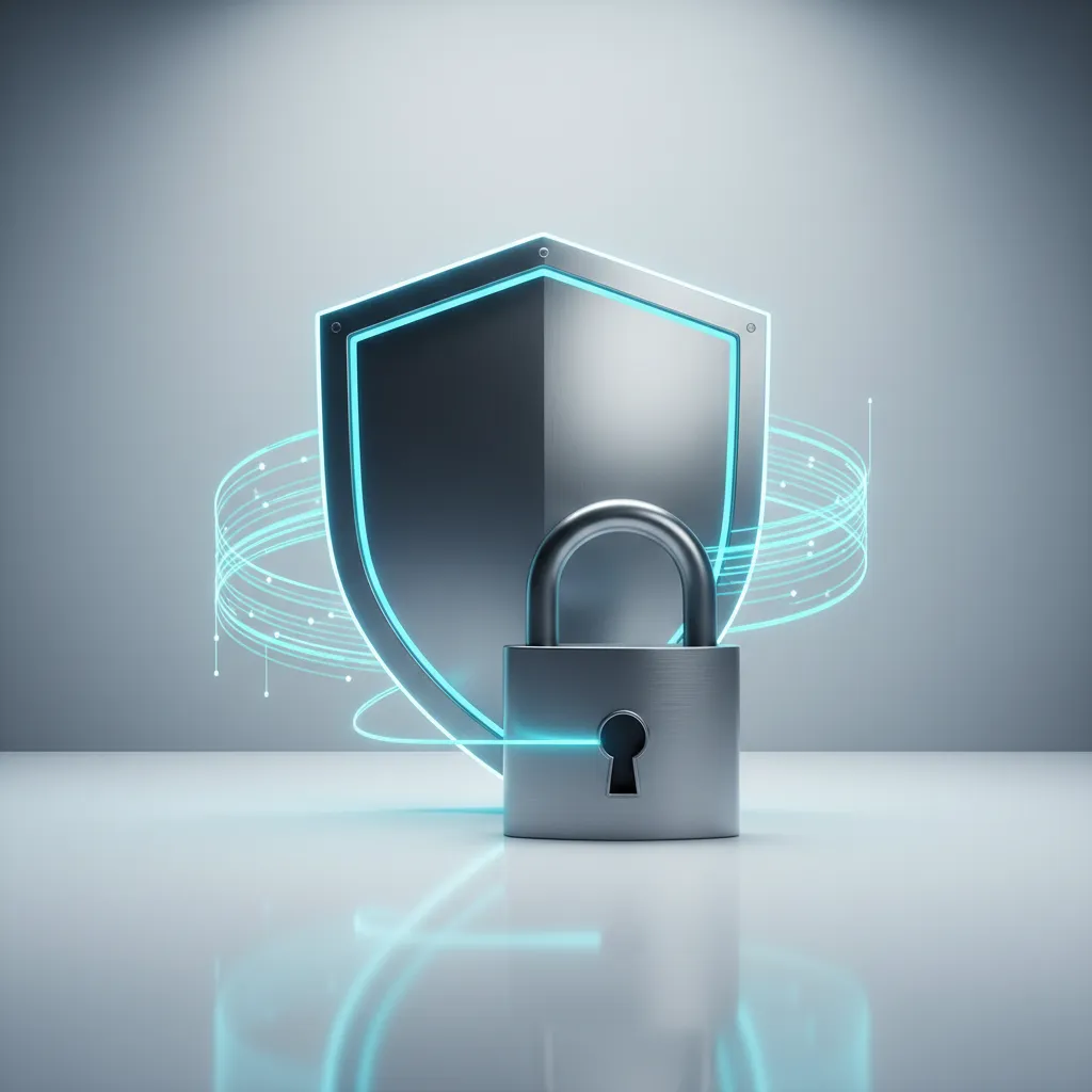 Data privacy and security compliance trust graphic