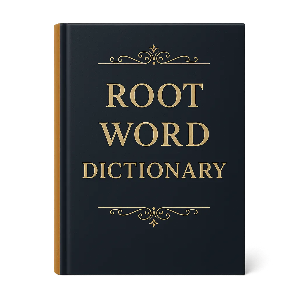 Root Word Dictionary Book Cover