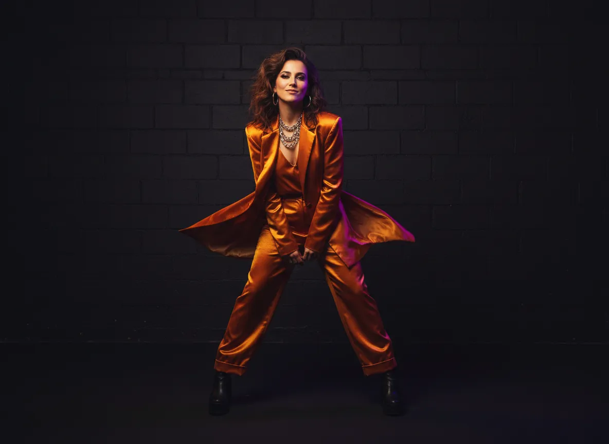 Artist photoshoot for visual identity and branding
