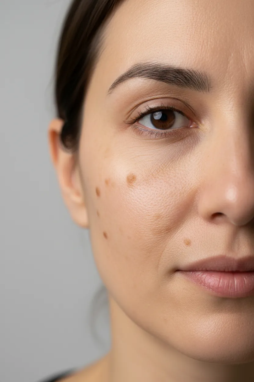 Hyperpigmentation on face