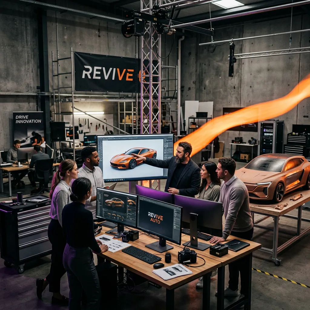 Behind the scenes at Road Voice automotive marketing agency analyzing performance metrics