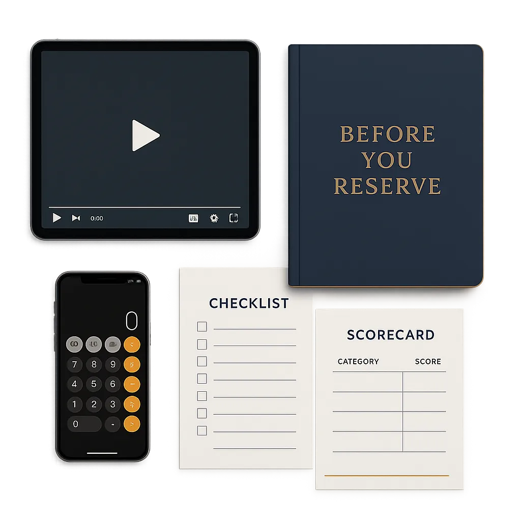 Before You Reserve Digital Kit Mockup