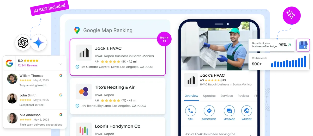 Paige Dashboard Hero