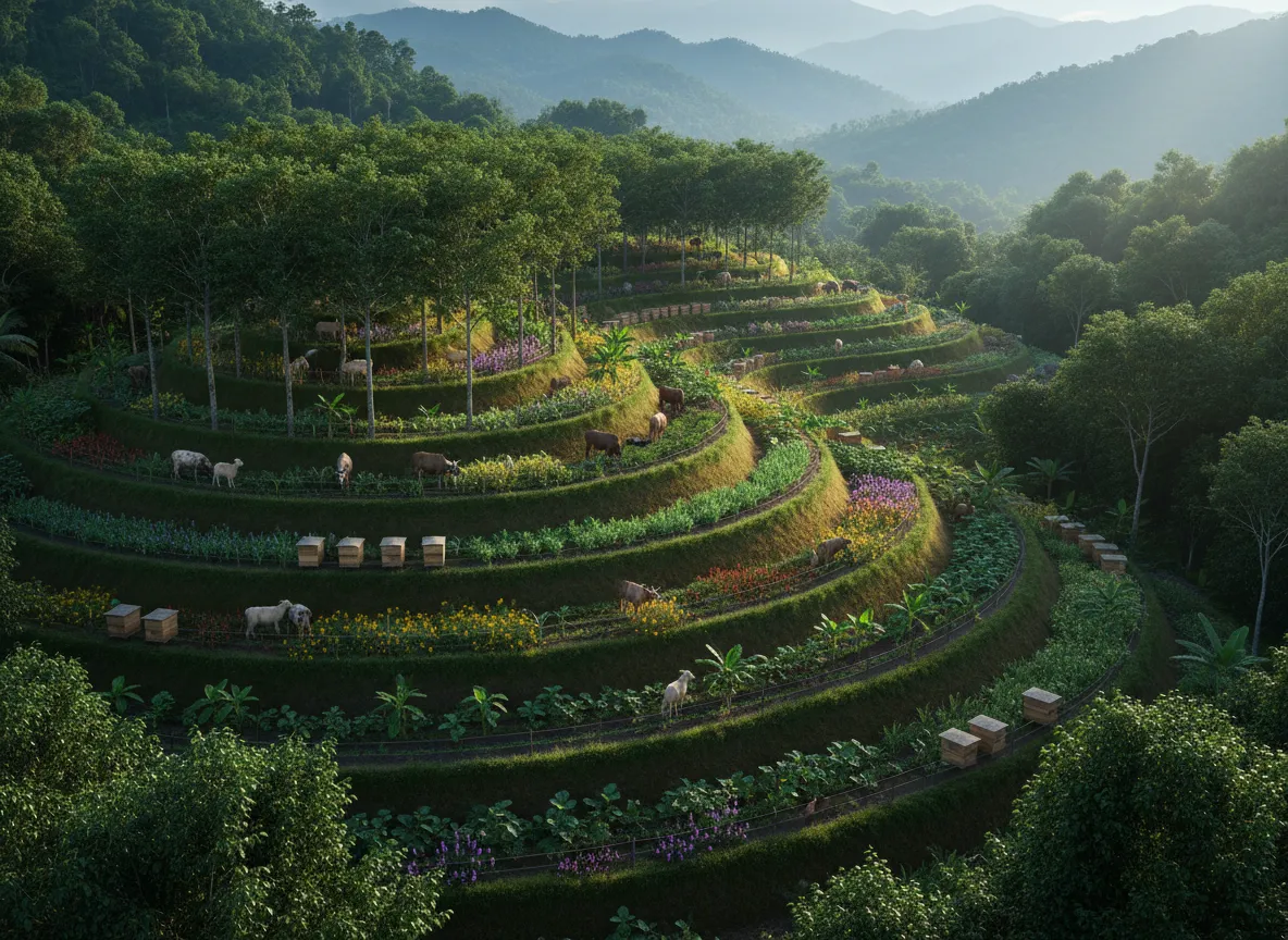 Regenerative farming systems at Longevity Farms