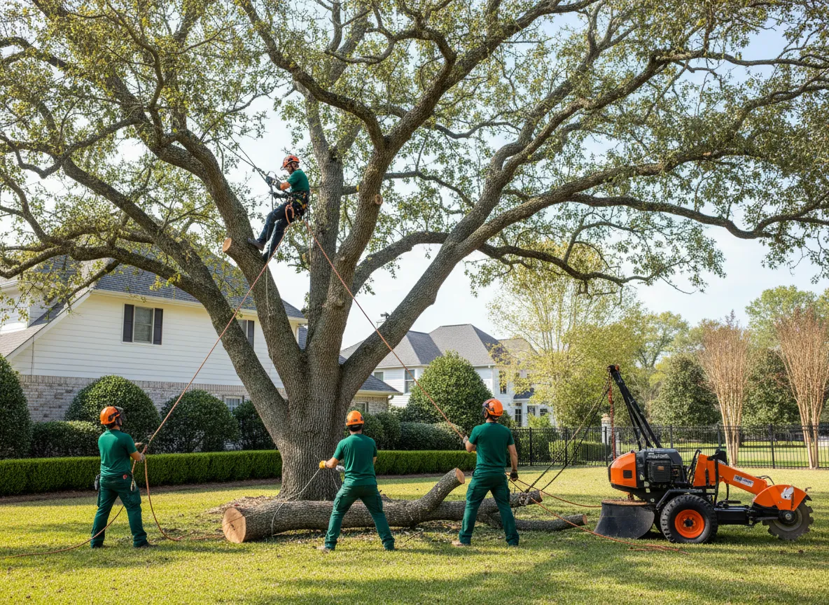 Professional tree removal and stump grinding service